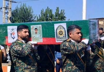شهید «حسین تولی» در گالیکش تشییع شد