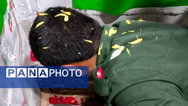 مهن‌آباد میزبان پیکر شهید گمنام