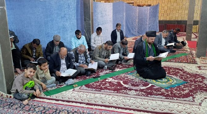 جشن ولادت حضرت زینب(س) در مسجد امام حسین(ع) سفیددشت