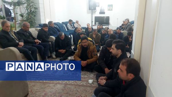 مراسم دعا ندبه هم زمان با ایام فاطمیه در شهرستان خلیل‌آباد