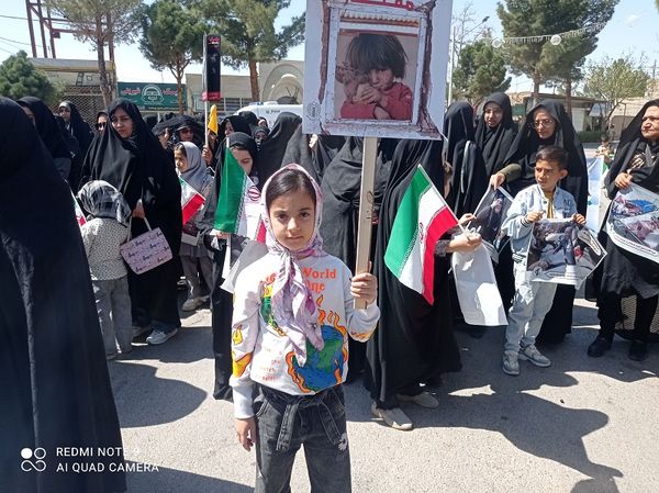 حضور پر شکوه مردم شهرستان جاجرم در راهپیمایی روز جهانی قدس