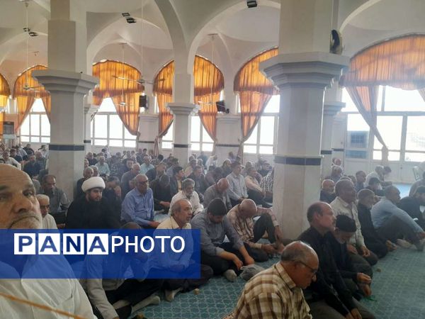نماز عبادی سیاسی جمعه در مصلی مسجد جامع خلیل آباد