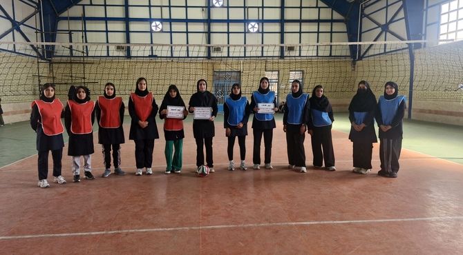 آیین افتتاحیه المپیاد ورزشی در مدرسه حضرت زینب