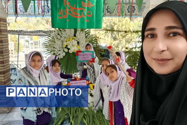 حضور فرمانده بسیج دانش‌آموزی در دبستان آزاده ناحیه 2 شهرری به‌مناسبت هفته بسیج دانش‌آموزی 