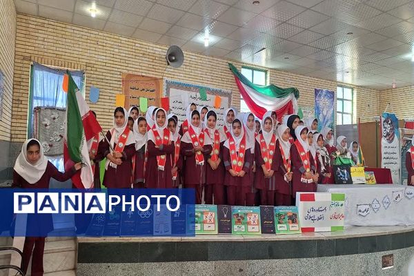 گرامیداشت حماسه ۹ دی در دبستان نوریه شهرستان جیرفت