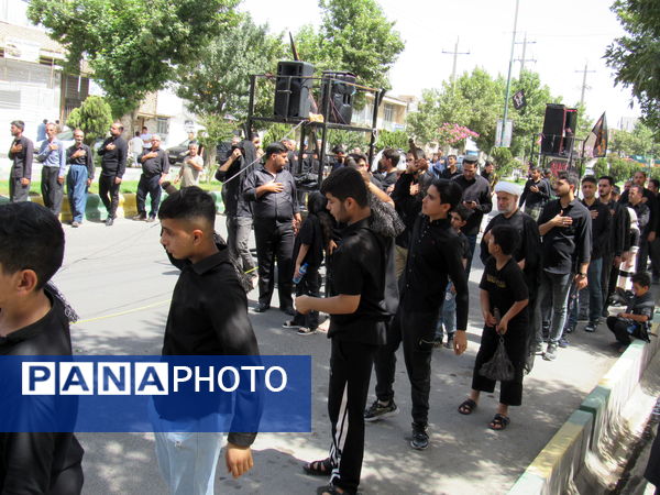 مراسم تاسوعای حسینی در کامیاران 