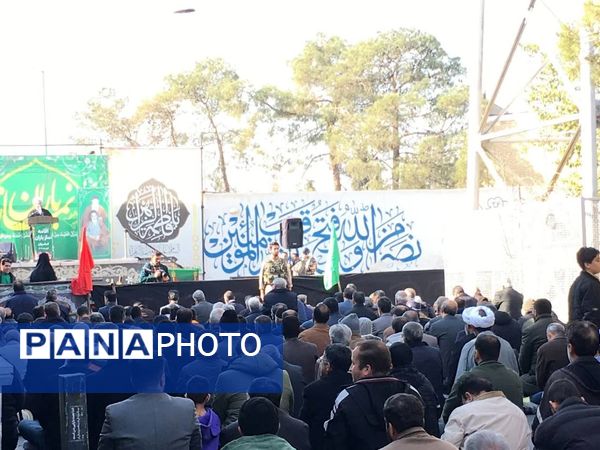 اقامه نماز باران در گلستان شهدا اصفهان به امامت  حضرت آیت‌ الله مهدوی