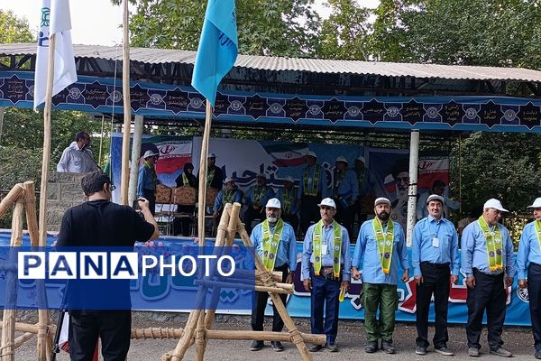 حضور دانش‌آموز خبرنگاران پسر پانا ناحیه دو شهرری در اردوی ملی پیشتازان