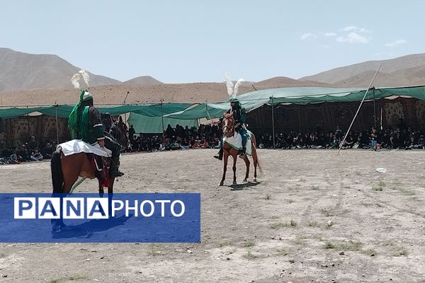 مراسم تعزیه خوانی در روز اربعین حسینی در شهر بار