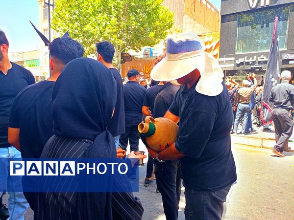 عزاداری هیأت های کاشمر در روز هفتم ماه محرم
