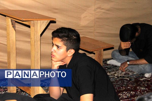 مراسم عزاداری شب هفتم محرم در مسجد امام هادی(ع) شهرکرد