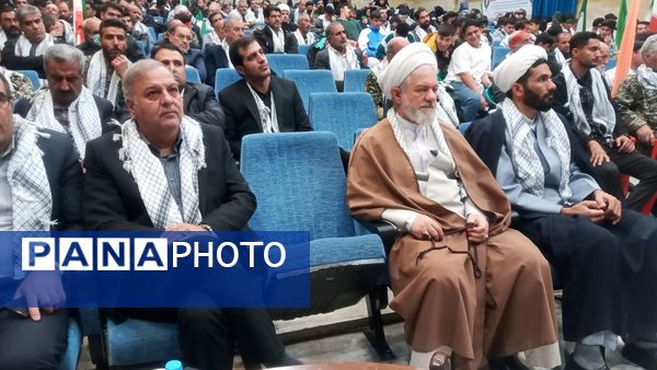 گردهمایی بزرگ بسیجیان در اسدآباد با حضور نمایندگان مجلس و امام جمعه