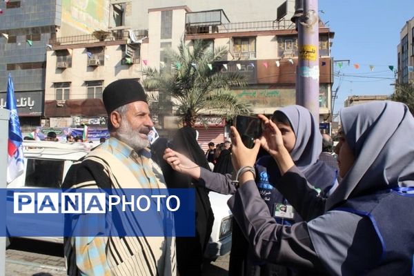 همبستگی و اقتدار خوزستانی‌ها در راهپیمایی 22 بهمن