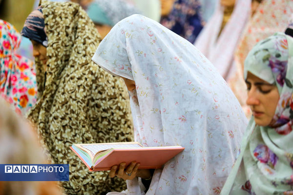 اعتکاف دانش‌آموزی در مسجد قائمیه