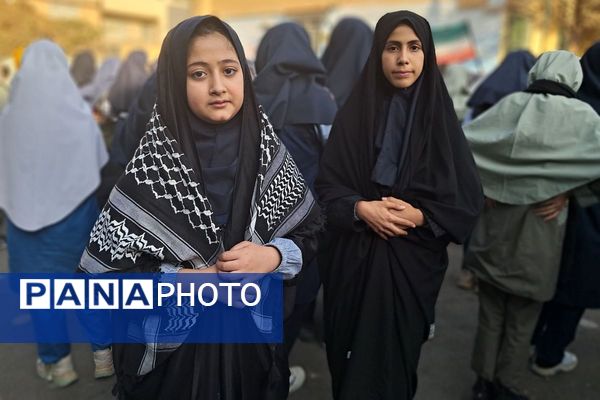 پیوند دل‌های دانش‌آموزان شهرقدس در سوگ حضرت زهرا(س)