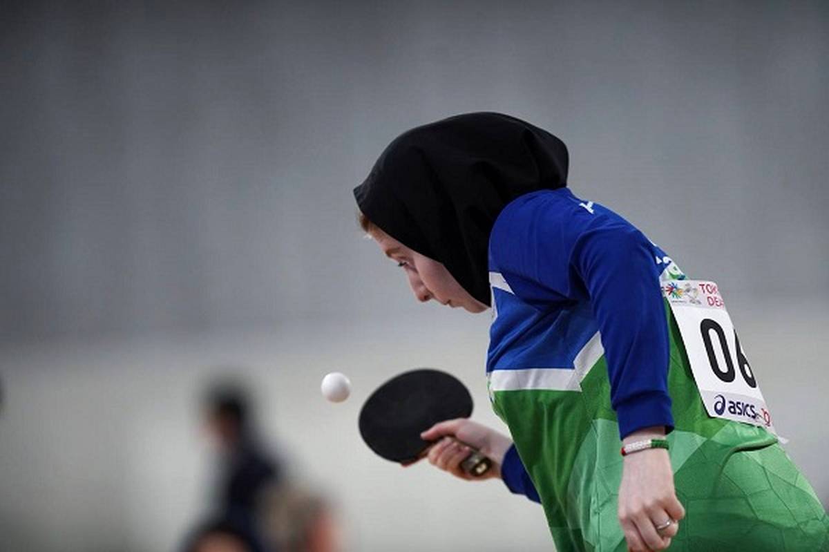 شکست دختر پینگ‌پنگ باز ایران مقابل حریف ژاپنی