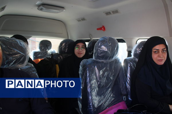 اعزام دانش‌آموزان پیشتاز استان بوشهر به مشهد مقدس