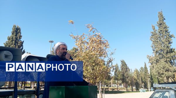 مراسم تشییع پیکر شهید گمنام  در شهرستان کاشمر 