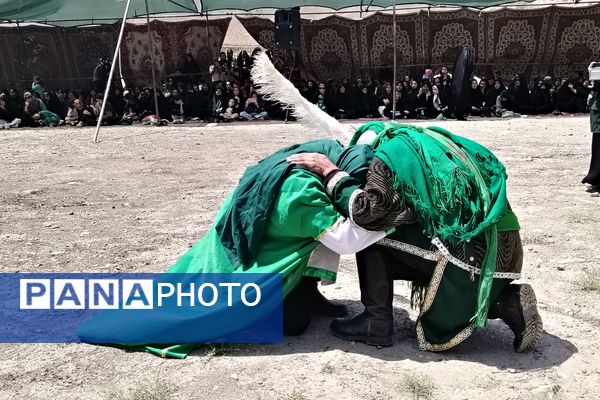 مراسم تعزیه خوانی در روز اربعین حسینی در شهر بار