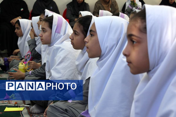 مراسم شهادت حضرت زهرا(س) و یادواره شهدا در دبستان شهیدان حجازی گلوگاه 