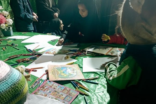 موکب  فرهنگی کودکان در شهرستان کاشمر 