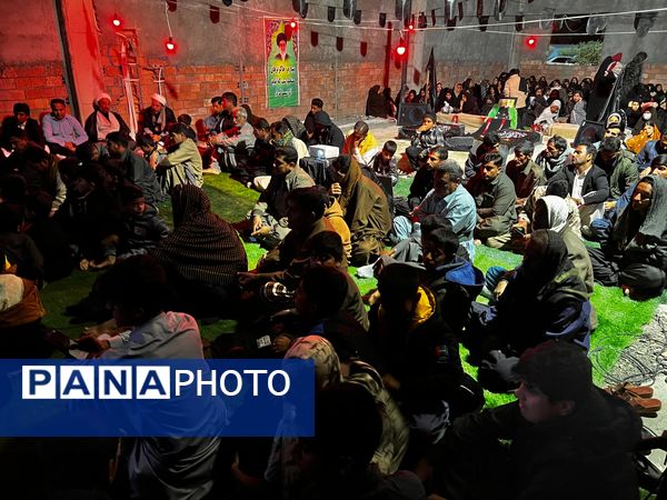 عزاداری شب شهادت حضرت زهرا(س) در گلزار شهدای گمنام چاه‌دادخدا