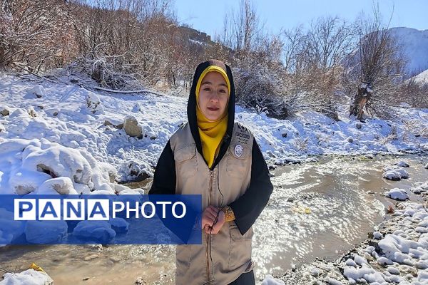 اولین برف زمستانی در بار