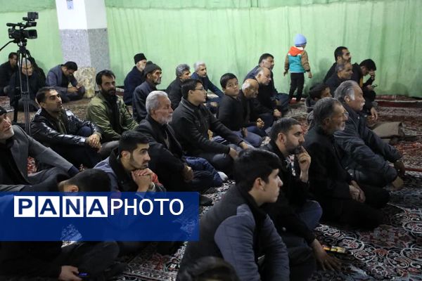 مراسم عزاداری در هیأت صاحب الزمانی (عج) خوسف 