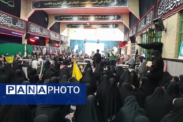 مراسم بزرگداشت شهدای مقاومت در حرم شهدا گمنام ورامین