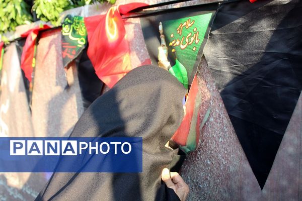 مراسم تشییع پیکر پاک شهدای‌ گمنام در فردیس 