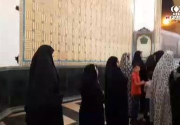 توفیق روز افزون زائران امام رضا علیه السلام در شب شهادت یازدهمین بوستان امامت و ولایت 