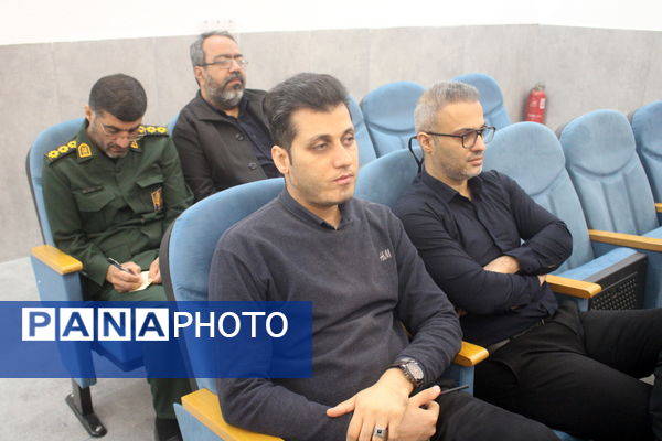 مراسم استقبال از شهید گمنام در اداره‌کل آموزش و پرورش استان بوشهر