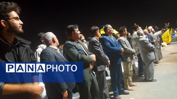 نمایش میدانی هجده هزار و یک شهید استان خراسان رضوی در مشهد 