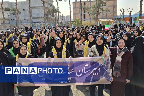 تجمع مردم غیور، انقلابی و ولایتمدار اسلامشهر در جشن ۴۶ سالگی انقلاب اسلامی