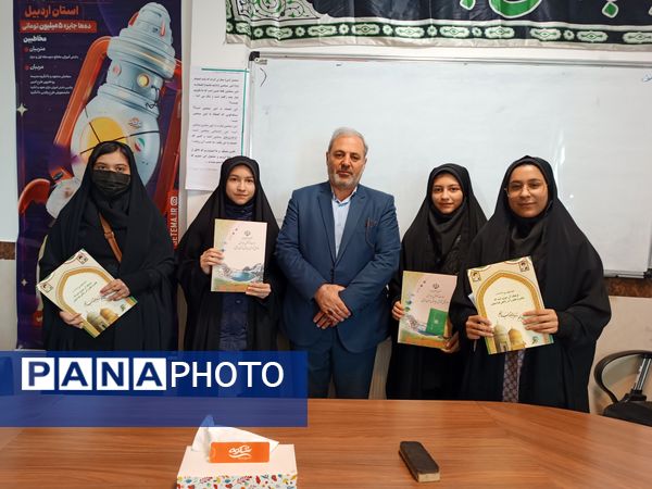 تجلیل از دانش‌آموزان برگزیده در مرحله استانی لیگ جت استان اردبیل