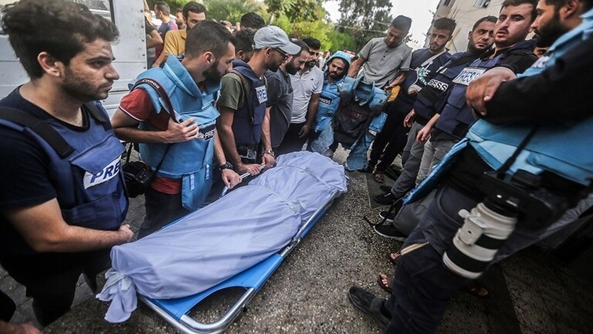 شمار شهدای رسانه فلسطینی به ۲۲۱ نفر رسید