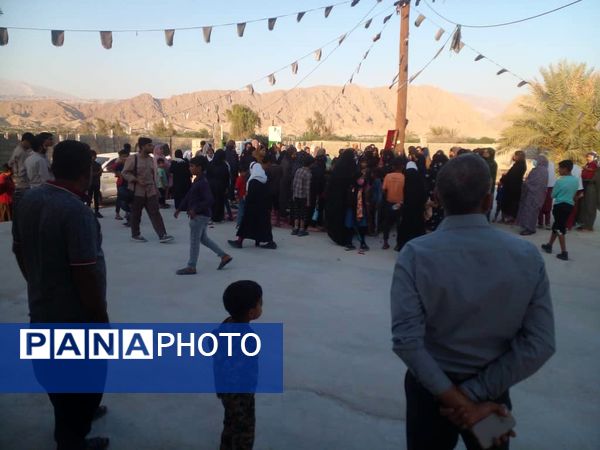 ورود پیکر شهید گمنام به روستای لاور 