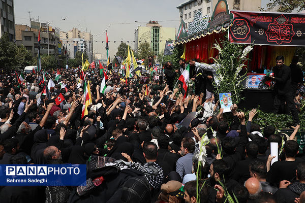 مراسم تشییع شهید اسماعیل هنیه در تهران
