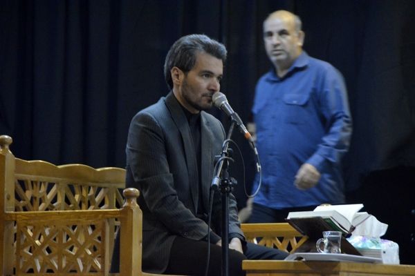 مراسم شب‌دهم محرم در هیئت فرهنگیان  نیشابور
