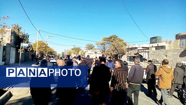 برپایی هیئت حسینی به مناسبت شهادت حضرت زهرا در روستای ارغا