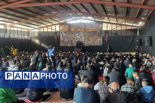 حضور پرشور عزاداران در سالروز شهادت حضرت فاطمه زهرا (س)