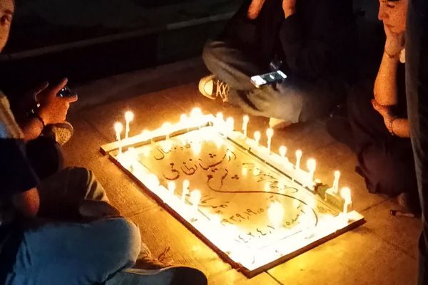 مراسم عزاداری شام غریبان حسینی در امامزاده علی اکبر شهرضا