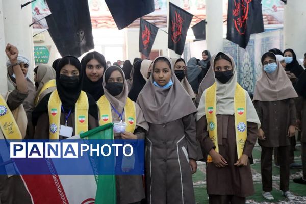 فریاد استکبار ستیزی دانش آموزان در حمایت از مظلومان