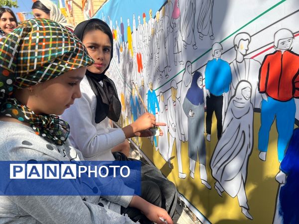 رنگ‌آمیزی دیوارنگاره‌ از ظهور تا مقاومت توسط کودکان و نوجوانان استان چهارمحال و بختیاری