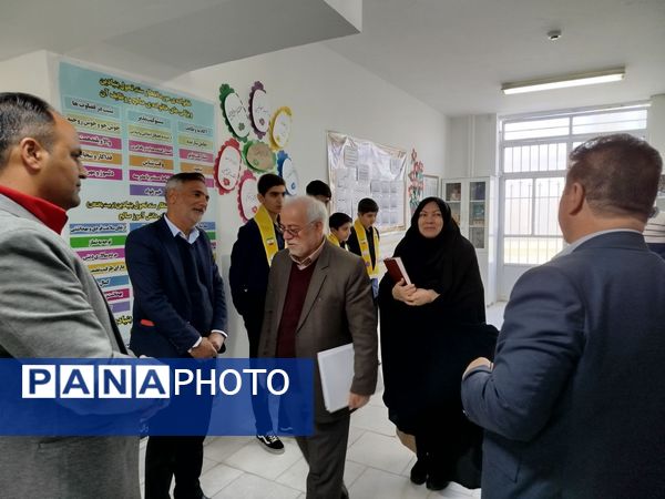 بازدید ارزیاب مدارس سما استان خراسان رضوی از دبیرستان پسرانه متوسطه اول سما شهرستان کاشمر 