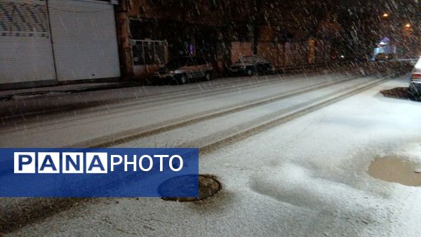 اواخر پاییز و سفید پوش شدن شهر