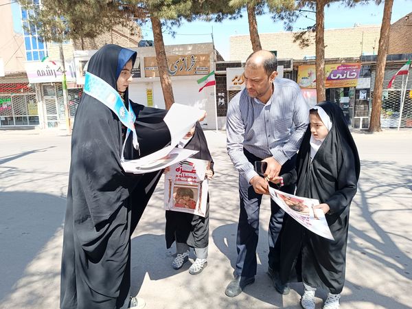 حضور مردم باخرز در راهپیمایی روز قدس و حمایت از فلسطین اشغالی