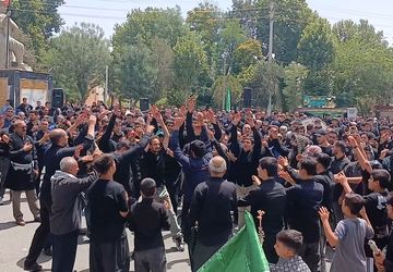 برگزاری مراسم تاسوعای حسینی در کامیاران
