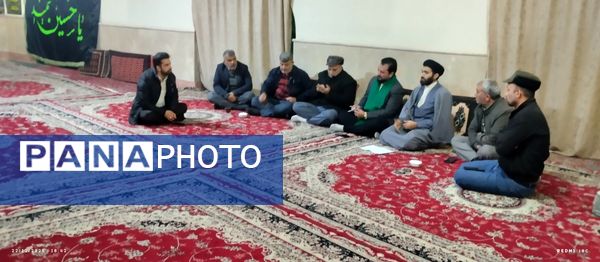 جلسه برنامه ریزی اعتکاف در مسجد چهارده معصوم