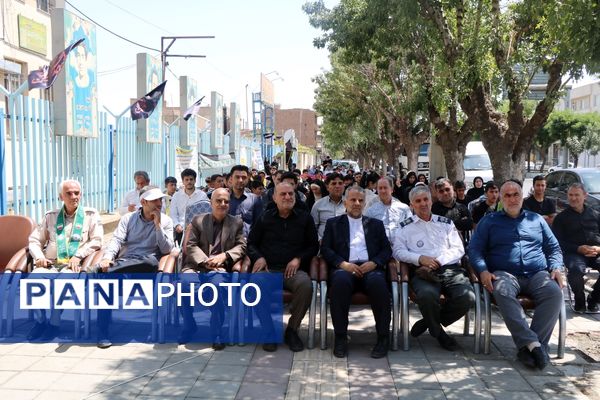بازدید مشاور وزیر از موکب‌های سازمان دانش‌آموزی آذربایجان غربی